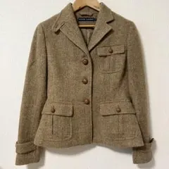 極美品✨️Ralph Lauren アルパカ ツイード ヘリンボーン ジャケットのサムネイル