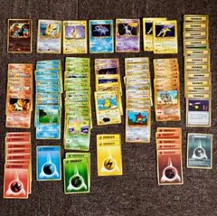ポケカ　旧裏　まとめ売り　約90枚　プレミアムファイル　遺跡をこえて...