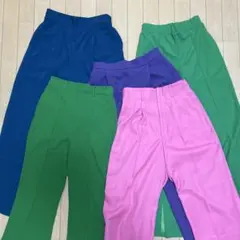 レディースパンツ 4色5点セット