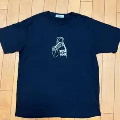WEGO FUSS PINK プリントTシャツ ブラック Sサイズ