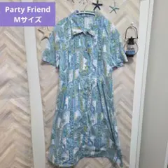 Party Friend ペイズリー柄 Mサイズ ワンピース カラフル 古着のサムネイル