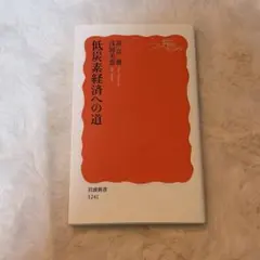 저탄소 경제로가는 길 모토 토미 아사오카 미에 이와나미 신서