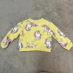 H&M ユニコーン　トレーナー　黄色　イエロー