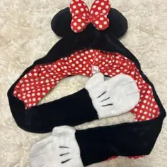 ディズニーミニーマフラーキャップ