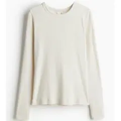 H&M リブ長袖Mサイズ2枚セット
