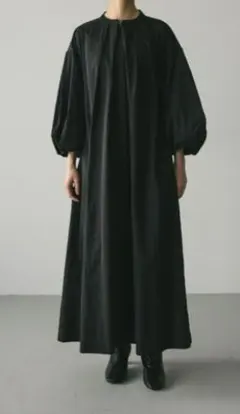 STYLEMIXER バルーンスリーブシャツワンピース