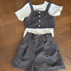 JENNI LOVE チェック柄セットアップ 140