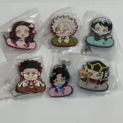鬼滅の刃 キャラばんちょうこう　ヘアクリップ　不死川実弥　愈史郎　悲鳴嶼　童磨
