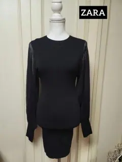 新品 ZARA KNIT ザラニット ワンピース