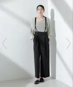 サスペンダー付きサロペット ナノユニバース