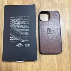 IL BISONTE iPhone 15 レザーソフトケース