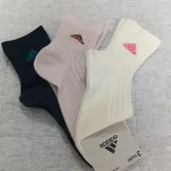 adidas /アディダスレディースソックス3足セット 23〜25センチ