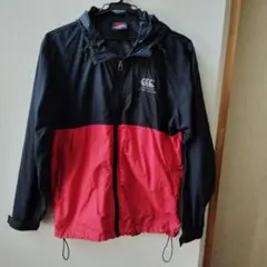 Canterbury フード付きジャケット 黒/赤