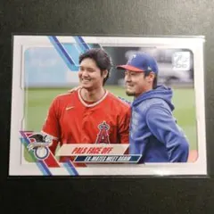 大谷翔平 2021 Topps Update Series US125 有原航平