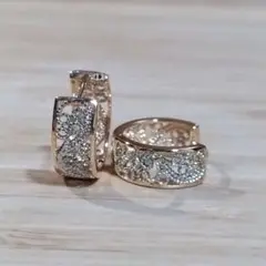 【匿名配送✨新品】ハワイアンジュエリー　フープピアス　プラチナ　ゴールド