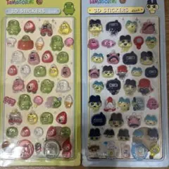【たまごっち】3Dステッカーボンボンぷくぷくドロップシールまめっち◎くちぱっち