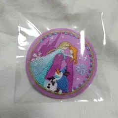 ディズニー刺繍缶バッジ アナと雪の女王