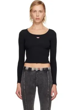 diesel ブラック ブラック T-Ballet-D Tシャツ