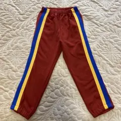 マーキーズ　サイドライン　ロングパンツ　レッド