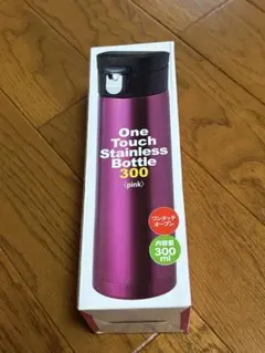 【新品未使用】ワンタッチステンレスボトル 300ml（ピンク）焼肉チェーンロゴ入のサムネイル