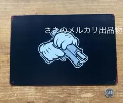 ラスト出品　グロック ミッキーさん　スチール看板　ネズミ　アメリカ雑貨のサムネイル