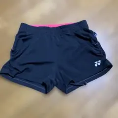 YONEX ブラックショートパンツ ウエストゴム