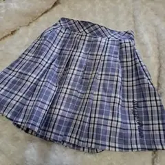 メゾピアノ120cm　チェックスカート