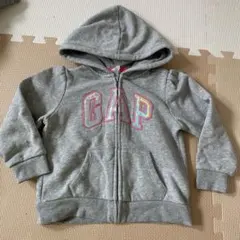 GAP フード付きパーカー 5歳 グレー