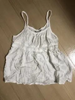 Titon フリル付き　キャミソール　白色のサムネイル