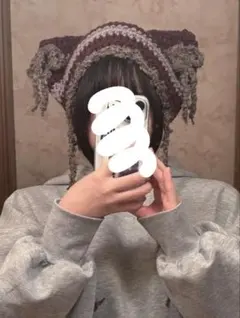 猫耳ニット帽 ファッション小物