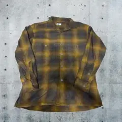 【最終値下げ】Uniqlo U オンブレチェック柄ネルシャツ Mサイズ