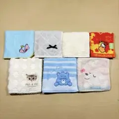 ハンカチ ミニタオル 7枚セット まとめ売り