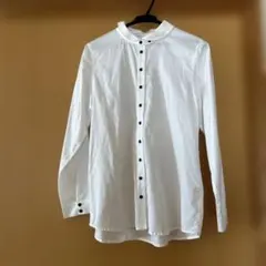 Auief ホワイト長袖シャツ