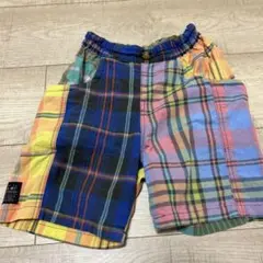 BREEZE 半ズボン 110サイズ マルチカラー チェック