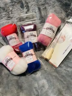 羊毛フェルト作成キット 5色セット