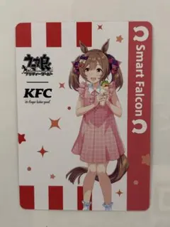 ウマ娘 スマートファルコン サイン入りホロイラストカード ケンタッキー KFC ケンタッキー KFC ウマ娘 スマートファルコン ファル子 サイン