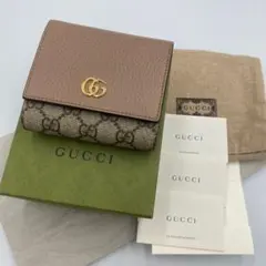 ！新品同然！　GUCCI グッチ　コンパクト　折り財布　25