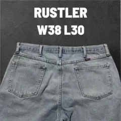 RUSTLER メキシコ製 ビッグサイズ ライトブルーデニム W38 L30