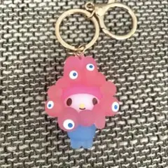 大阪関西万博 サンリオ ミャクミャク クリアキーホルダー　マイメロ