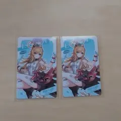 原神 エスコフィエ 韓国 ソウル カフェ フォトカード 2点