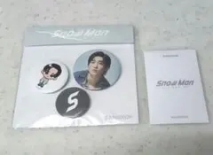 Snow man PopUpバンコク限定　目黒蓮缶バッジ&フォトパックD