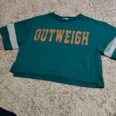 しまむら♡リッカリッカ短丈Tシャツ150