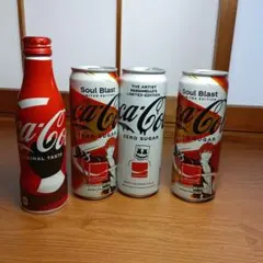コカ・コーラ レトロ　空き缶　4セット レトロ 空き缶 4本セット コカコーラ他 - メルカリ