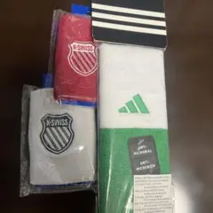 K-SWISS adidas リストバンド 3点セット
