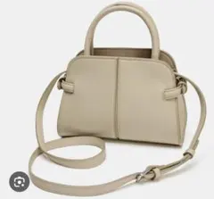 ZARA ザラ　ベージュ ショルダーバッグ