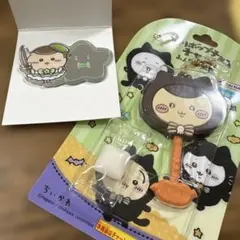 ちいかわ　ロリポップチョコチャーム&ミラーステッカー　くりまんじゅう