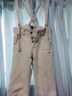 Johnbull サスペンダー付きパンツ AP235 ホワイト SSのサムネイル