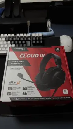 HyperX Cloud III ゲーミング ヘッドセット新品未開封のサムネイル