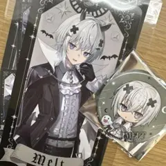 めておら メルト・ダ・テンシ 2024 バースデーグッズ 缶バセット アクキー 2.5次元歌い手アイドルグループ「めておら - Meteorites -」の