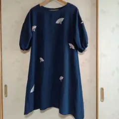 ハンドメイド　ワンピース　　　着物リメイク
